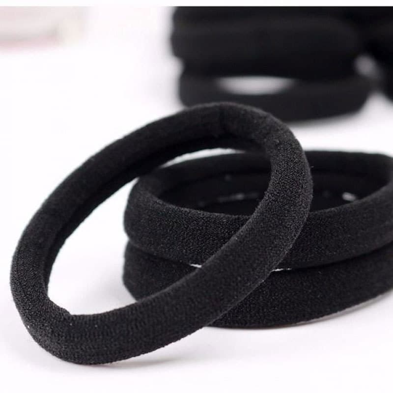 Adult towel ring hair ring black head rope seamless base base rubber band hair rope manufacturers wholesale